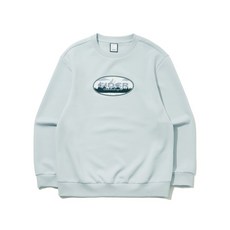 가볍고 편하고 활동적인 DUU24255IC THE SWEAT (더 스웻) UNI 긴팔 MTM 티셔츠 (ICE BLUE)_BP 바람막이 등산화