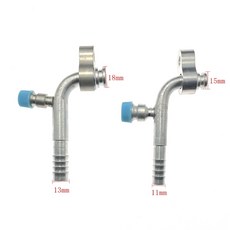 차량 2개 압축기 저압 구성기 고압 에어컨 및 커넥터 부품 배출구, 2PCS With nozzle