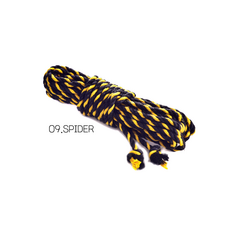 6.0mm 황마 로프 멀티 컬러 삼색 트위스트 마로프 아웃도어 등산로프 공예 주트로프 20컬러, 09.SPIDER, 1개