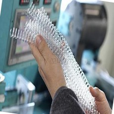 꼬미얌 코일링 24mm 투명 약37입 200매 제본용스프링