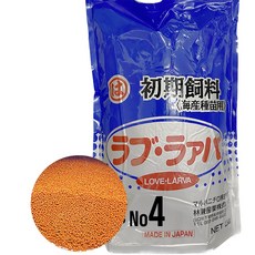 러브라바 4호 100ml(70g) 정식소분판매 구피밥 기호성 좋은 양어장사료 구피사료, 100g, 1개