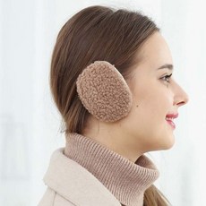 끈없는귀마개 자전거 등산 스포츠 똑딱이 귀덮개 귀마개 귀도리, 베이지중_x000D_