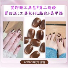 mr.wish 6合1美甲筆 磁吸貓眼膠筆, 1個, 秋夜琥珀