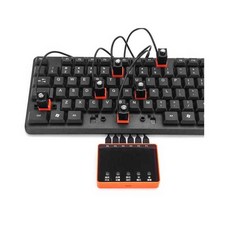 자동 키보드 입력기 사무실 오토클리커 자판 매크로, 1개, 3개 헤드