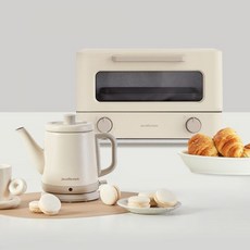 오트밀 브런치 세트(전기포트 0.8L + 미니오븐토스터), JR-K181CB+JRK-OT12OM