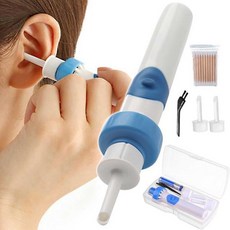 이어새비 이어 왁스 제거 도구 진공청소기 무선 이어새비- 부드럽고 강력한 키트 실리콘 이어왁스 성인용 흡입 진공청소기1세트, 1set, 1개