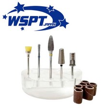 WSPT 스타 비트 올인원 네일 드릴 비트 세트 wsptallinoneset 일본, 1개, 올인원 비트 세트