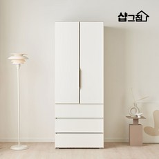 로코로코 원룸 학생 3서랍 옷장 800, 화이트