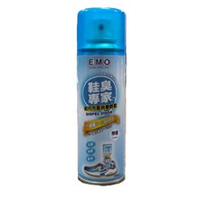 EMO 乾粉式鞋內消臭劑 鞋臭專家 鞋內芳香消臭噴霧, 1個, 檸檬-淺藍色