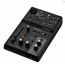 Yamaha AG03MK2 直播混音器 錄音介面 適用網路直播與Podcast 黑色, 黑