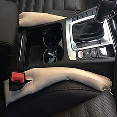 차량용 틈새쿠션 분실방지 사이드 커버 1P, 블랙