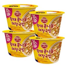 오뚜기 황태콩나물해장국밥 컵밥, 4개, 301.5g