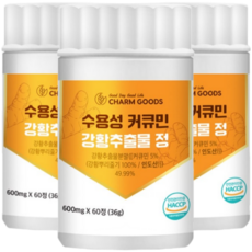 서우 수용성 커큐민 강황 추출물 정, 3개, 60정