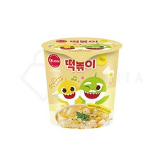 농심태경 핑크퐁 아기상어 떡볶이 / 크림맛 111g 6개