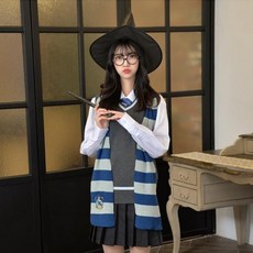지앤제이 마법학교 블루 목도리