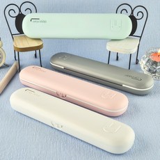 [다이룸] 국산 휴대용 칫솔 살균기 UV - LED 살균 여행 캠핑 직장 학교 필수템 건전지형, 민트, 휴대용칫솔살균기