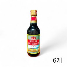 생추왕 푸드빌용 간장 500g X 6개 중국요리 무침요리, 1세트