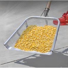 프리미엄 삼태기 구멍삽 철망 삽 자갈채 고르는 돌 농기구 6mm 옥수수 땅콩, 10mm+1.2m 나무 막대