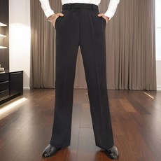 남성용 블랙 댄스 바지 연습복
