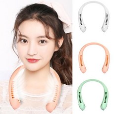 야외 캠핑 일상 생활용 휴대용 무선 선풍기 목걸이형 팬, 1
