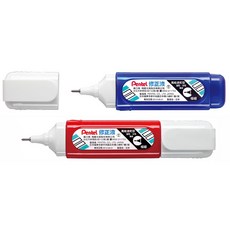 PENTEL 飛龍 ZL31/ZLC31 極細修正液 立可白, 1個, 紅