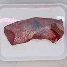 당일도축 신선한 한우 지라(비장) 한마리분 최소중량 700g, 1개
