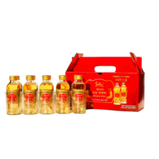 세비아 고려인삼 한뿌리 인삼드링크 선물세트 / 국산 인삼 한뿌리 건강음료 기력회복 효도선물, 10개, 120ml