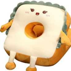 루체트리 베개 로한스 꿀식빵 낮잠베개 책상 쿠션 사무실 목베개