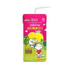 CJ 튼튼스쿨 함소아 고칼슘 유기농골든 사과주스, 1개, 120ml