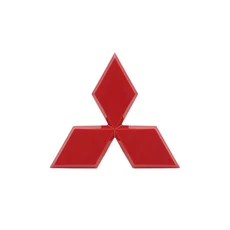 미쓰비시 아웃랜더 랠리아트 랜서 ASX 파제로 델리카 EVO 자동차 프론트 그릴 리어 트렁크 후드 리드 로고, 01 9x7.8cm