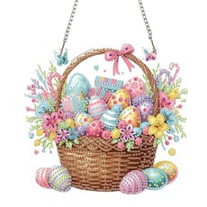 AdVENT 벤트 Wreath 벽걸이 다이아몬드 아트 키트 성인용 DIY 크리스마스 ArtDOT 도트 다이아몬드 페인팅 아트 키트 19 x 19.3cm7.5 x 7.6인치, DP02692