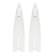 Hele i Waho Kanani 透光自潛長蛙 輕量塑膠長蛙 自由潛水蛙鞋 光透白 XL(43/44), 光透白XL_43/44