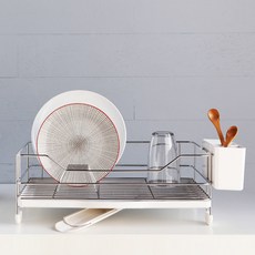 마켓비 ENUM 식기건조대 1단 화이트, 01 ALMA 행주 3팩 30x30