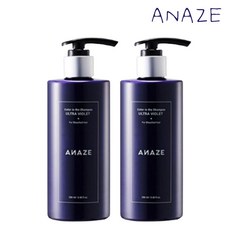 ANAZE 어네이즈 핑크뮬리 보색샴푸 컬러 토닝 샴푸 시즌2 290ml 퍼플 자주 핑크 헤어, 어네이즈 컬러토닝샴푸 X 2개