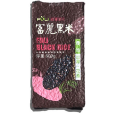 富麗富里黑米 花蓮富里鄉農會 CNS二等 600g, 1個