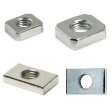 직 사각 너트 프로파일 부속 40용 M8(12x20x4.5T), 1개, 4.5mm, M8