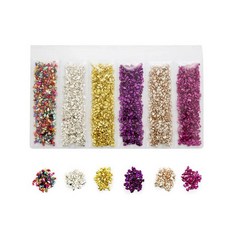 수제 수지 유리 금형 깨진 장식 아트 UV 크리스탈 보석 필러 네일 공예 DIY 충전 에폭시 만들기, Style 03, 1개