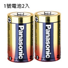 Panasonic 國際牌 鹼性電池, 1號電池 LR20TTS2B (2入), 1個, 2