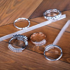 꿀이맘 반지 사이즈 줄이기 실리콘 스프링 2P 반지줄이기