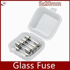 10pcs 5x20mm 유리 퓨즈 상자 5x20 0.1A 0.2A 0.5A 1A 2A 3A 4A 5A 8A 10A 15A 20A 25A 30A 250V 5*20mm 가정용 튜브