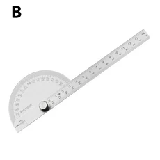 180도 각도기 금속 자 측정기 스테인리스 스틸 게이지 파인더 고니오미터, 02 Protractor Type C