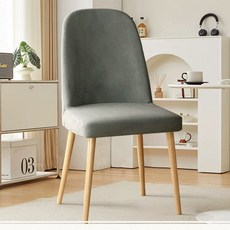 식탁의자커버 4종 세트 사계절 4개 천갈이 리폼 시트 덮개 화이트 보호 등받이 사각, F. 짙은 회색, A. 한