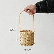 예쁜장미꽃바구니 꽃다발 생일선물 생화 전국당일꽃배달, O. 타원형B형 1, A. 중간, 1개