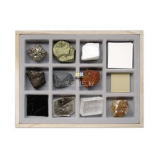 조흔색 실험 광물 표본 (12종) 황철석 황동석 활석 자철석 적철석외 과학 실험 키트 교구 도구 만들기