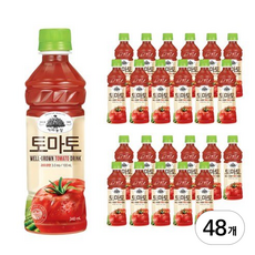 가야농장 자연은 토마토, 340ml, 48개