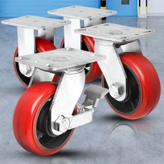 CF고중량바퀴 6 적색/캐스터 발통 고하중 중량용x605yj, 상품선택, 고정