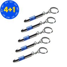 정전기 방지 키홀더 CAR-K01, 블루, 5개