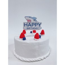 SUNYA 鯊鯊啊生日蠟燭 創意造型 生日派對佈置, 1個, 鯊鯊啊生日蠟燭 WC0055