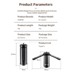 호환인스타360 X5/X4/X4 Air/X3용 3M 확장형 투명 셀카봉 고프로 13 12 DJI 액션 6 5 Pro 4 3용 접이식 모, 01 Type B-Tripod