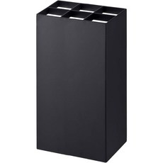 智慧型雨傘架 6支用 黑白兩色 可放短傘 長傘 簡約雨傘收納架 雨傘瀝水架 商場 家用簡約傘架, 黑色, 1個